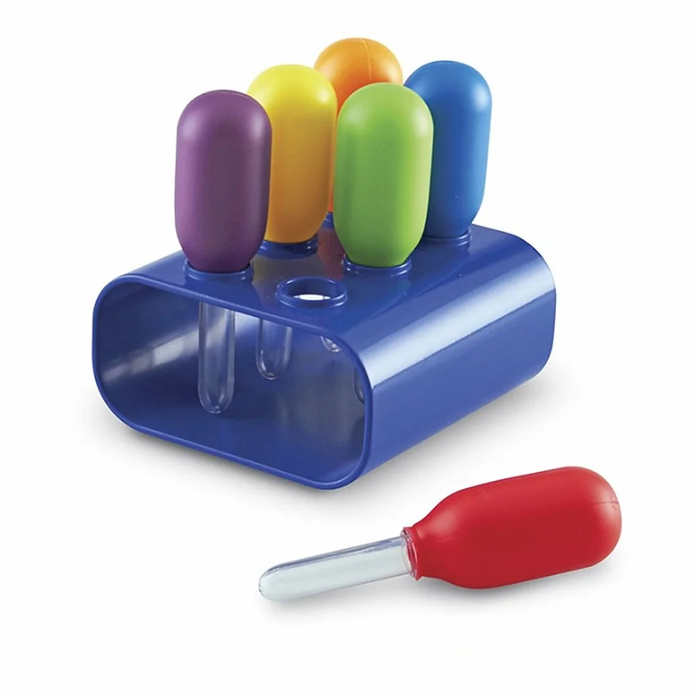 Jumbo Eyedroppers With Stand - Set of 6