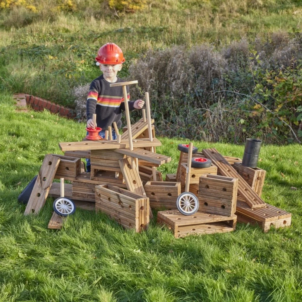 Imagineering Wooden Blocks - 25 Piece Set