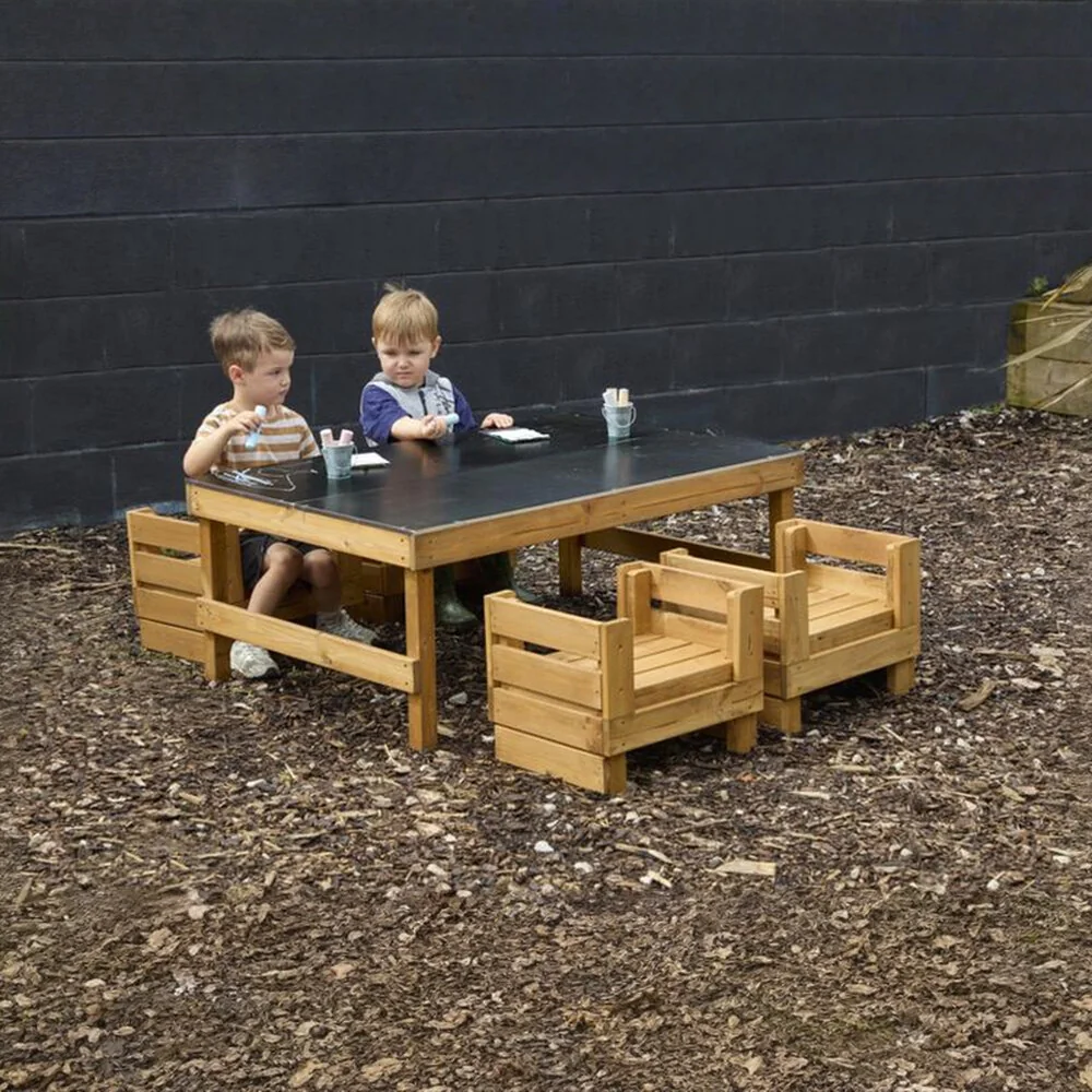 Windmill H Crate Chalk Table - (H)46cm