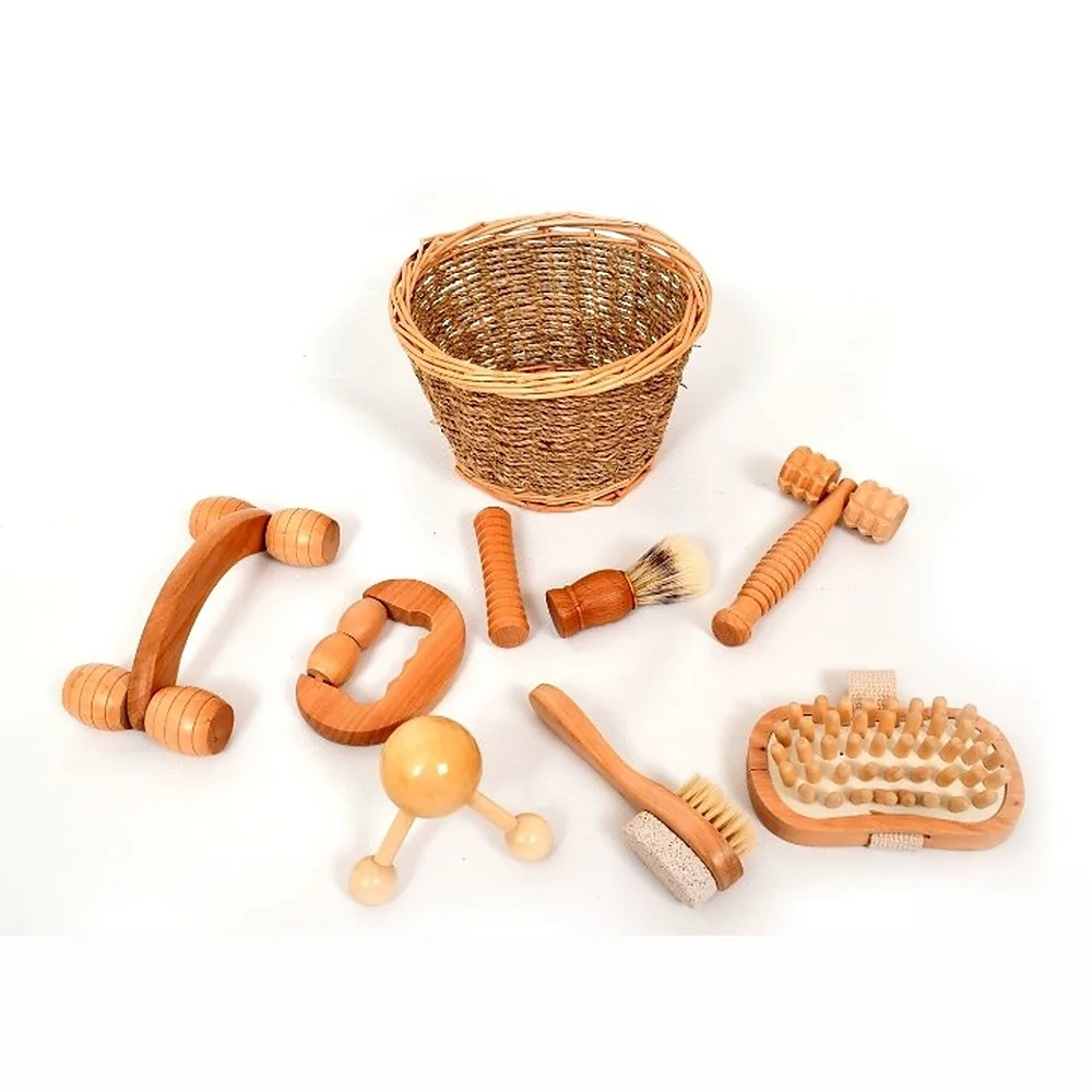 Massage Basket - 9 Piece Set