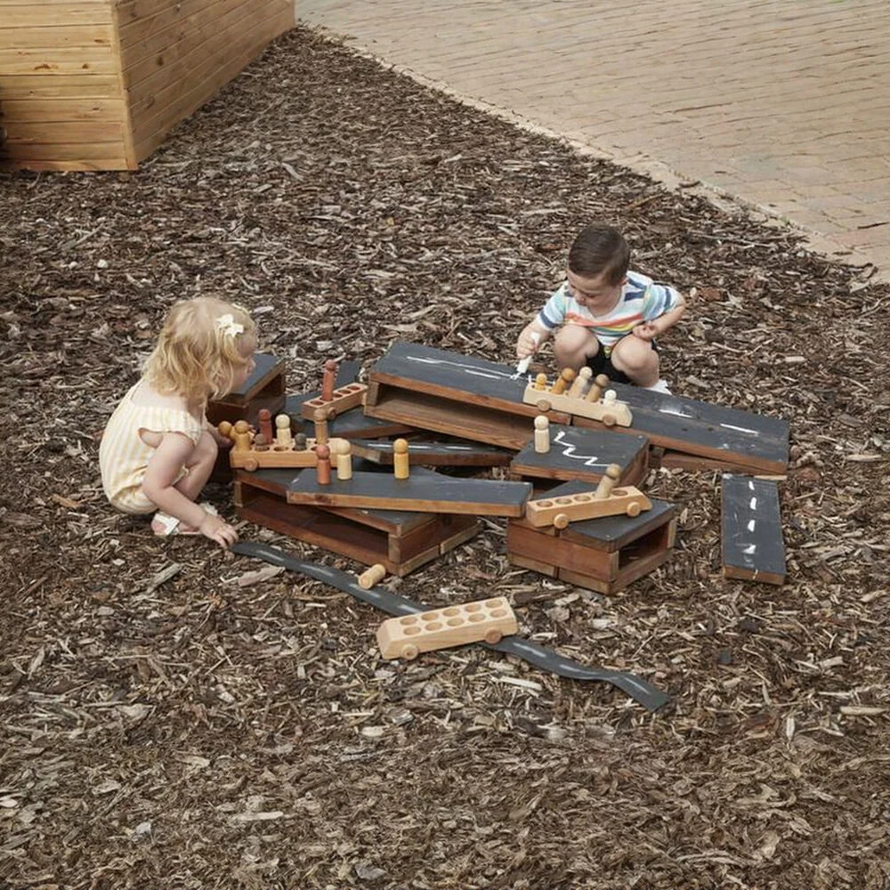 Chalkboard Hollow Blocks - 11 Piece Set