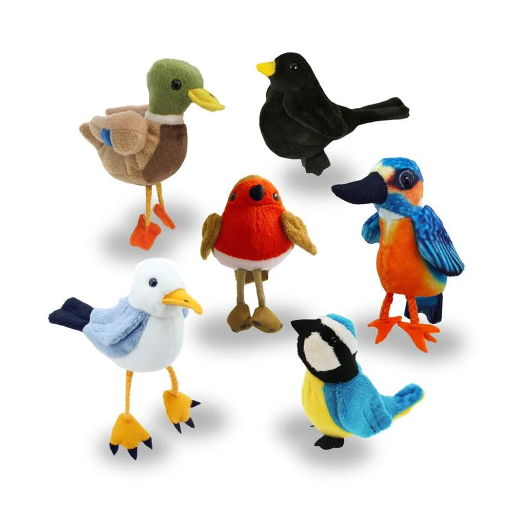 Finger Puppets Birds Set (6Pk)