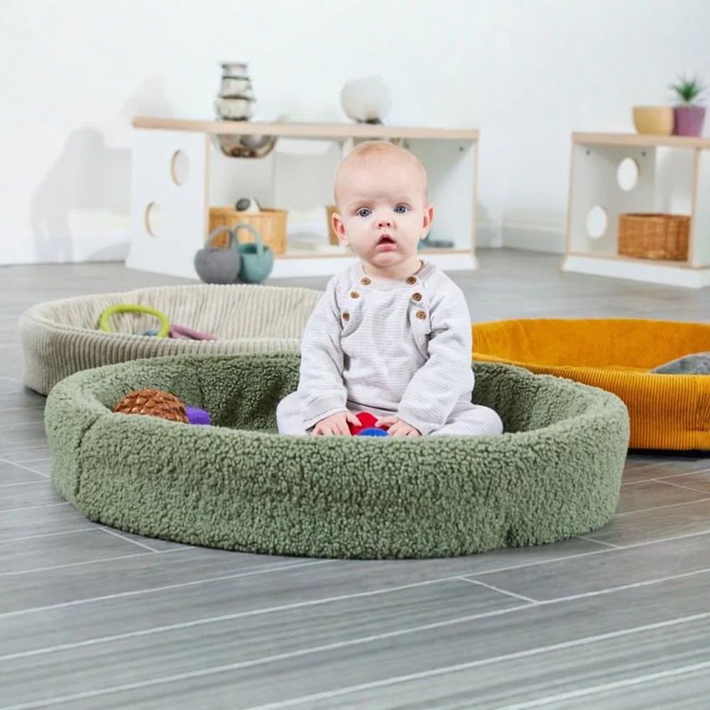 Deep Spot Cocoon Mat - Earthy Green