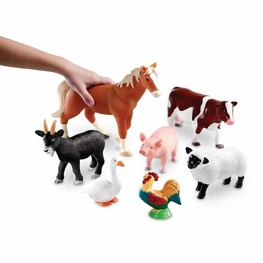 Jumbo Farm Animals - 7 Piece Set