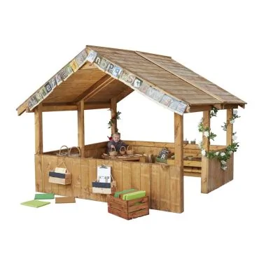 Large Open Outdoor Barn with Resources Bundle