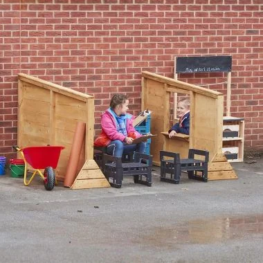 Playground Dividers 2 Pack with Crates Set