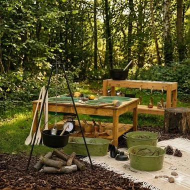 Potion Making Mud Kitchen Bundle With Mixing Station & Bench