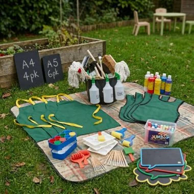 Cosy Complete Outdoor Art & Creative Area Set | 4-5 years