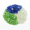 Blue, Clear & Green Glass Nuggets