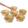 Wicker Round Baskets - Set of 6