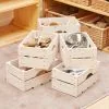 All Wood Grab Crates - Set of 6