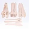 Natural Wood Knives, Forks & Spoons - Pack of 18