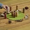 Multicultural Wooden Peg People - Pack of 10