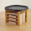 Mini Tuff Spot Tray Wooden Stand - (H)50cm