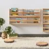Flat Facing Wall Book Case - Horizontal