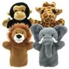 Safari Animal Puppets - Set of 4