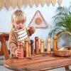 Giant Outdoor Multicultural Peg People - Set of 10