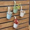 Metal Hanging Pots - Pack of 4