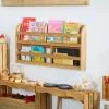 Curiosity Flat Fencing Wall Bookcase - Wide