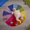 Giant Rainbow Felt Circle Colour Mat