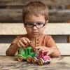 Fire Engine and Crane Car Set