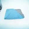 4Kg Weighted Blanket Medium (100 X 150) Blue/Grey With Matching Pillow Case