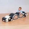 Black and White Caterpillar Mirror Bumps Soft Play Set