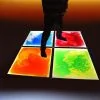 Light Up Sensory Floor Tile Kit 4 Tiles and 1 Adaptor New Style