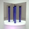 Set of 2 Large Mirrors 95 x 120cm Plywood
