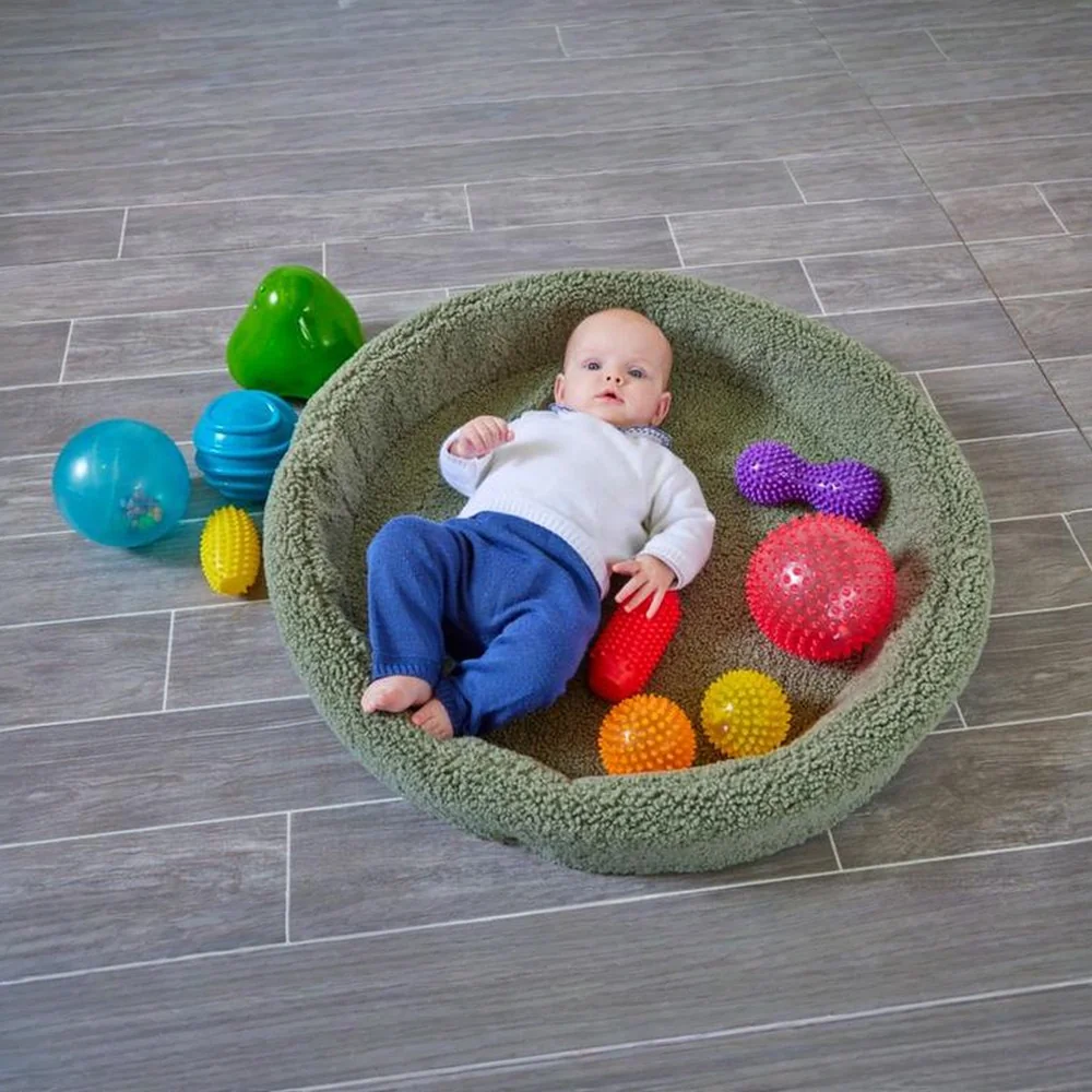 Deep Spot Tray, Cocoon Mat and Sensory Shapes Set