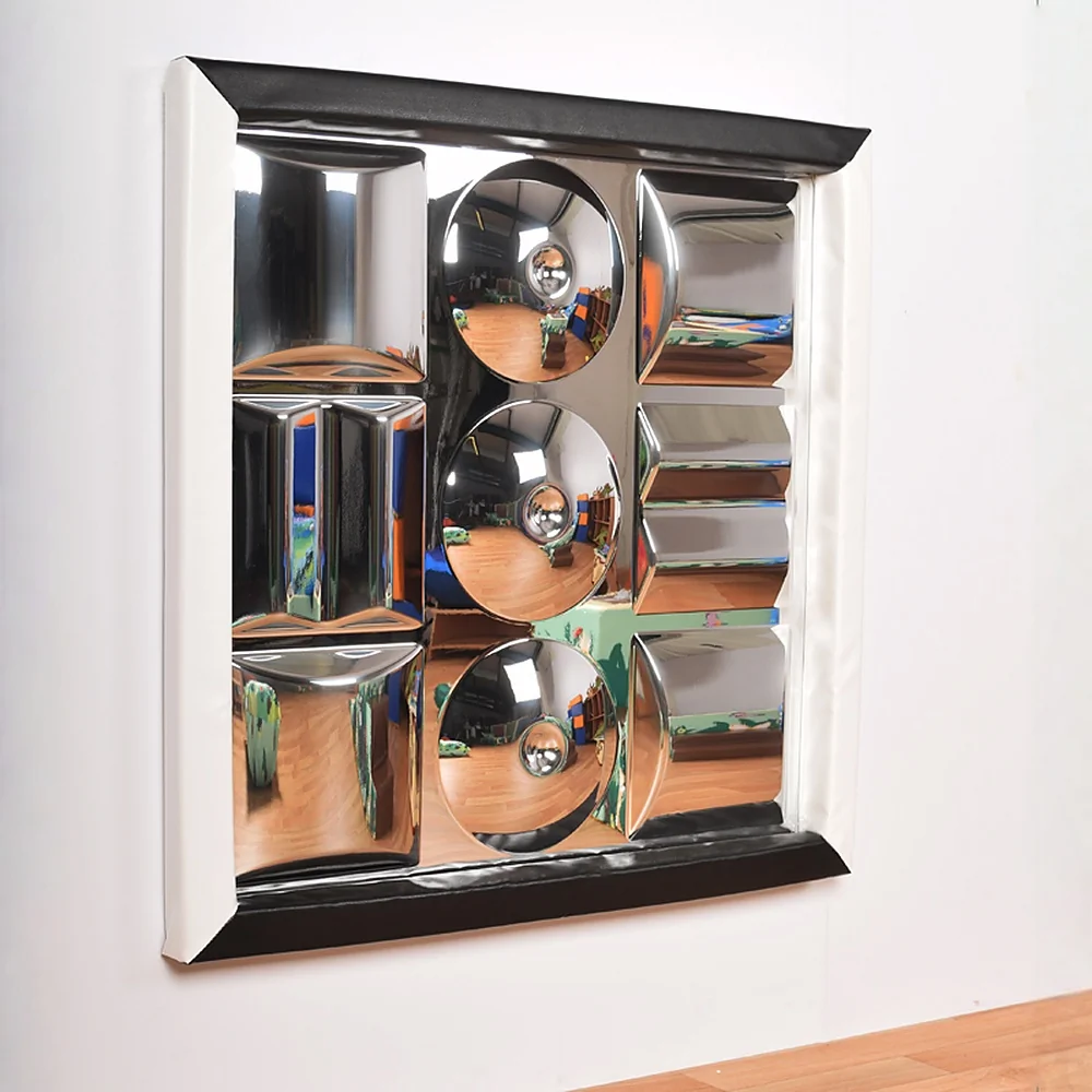 Sensory Black and White Framed Mirror