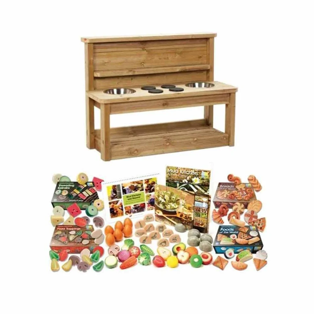 Large Mud Kitchen plus Mud Kitchen Kit
