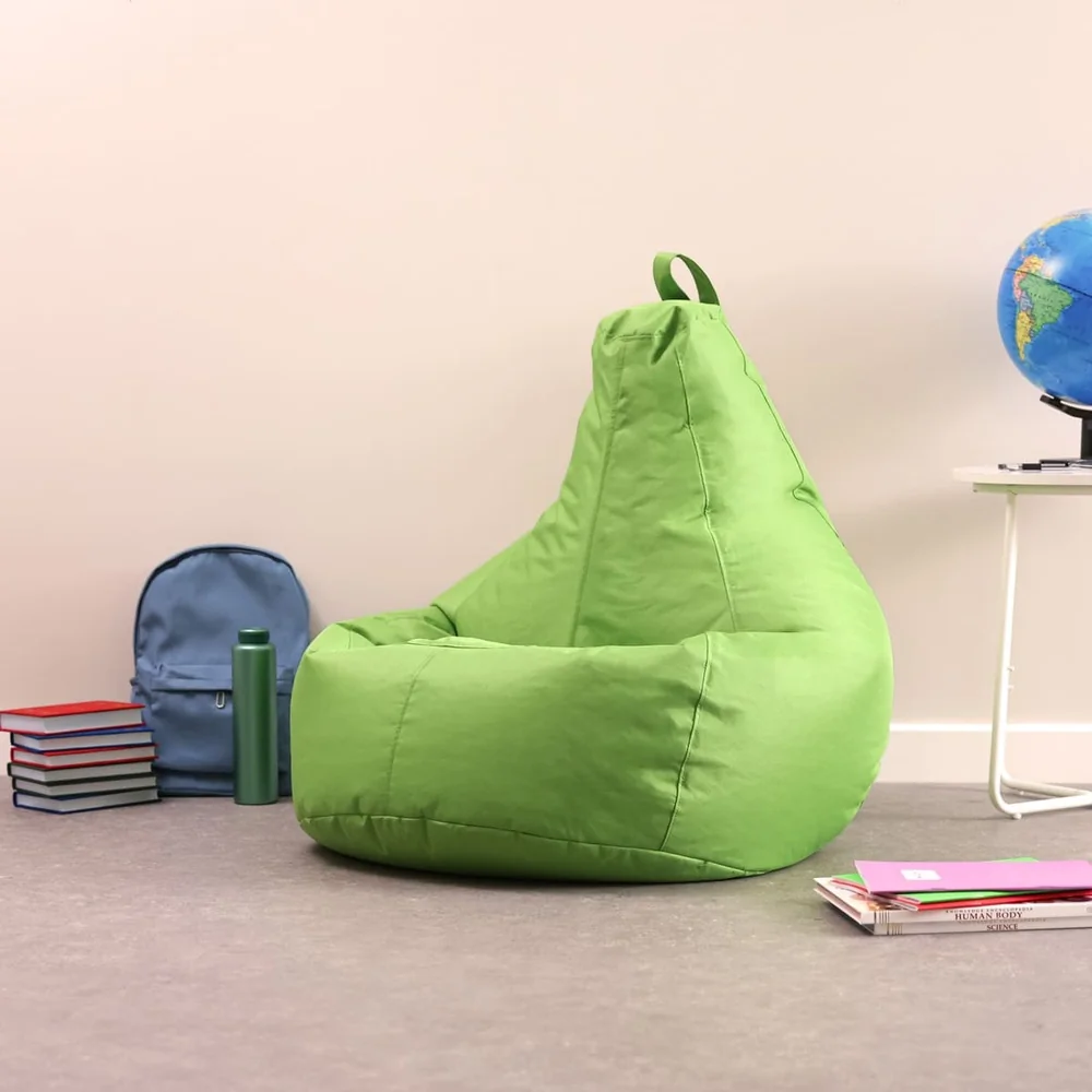Large Reading Bean Bag Chair Lime