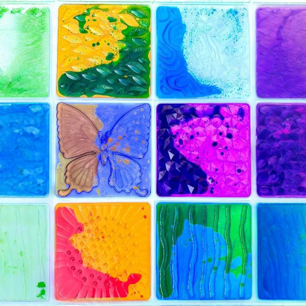Soft Textured Tiles Set of 6