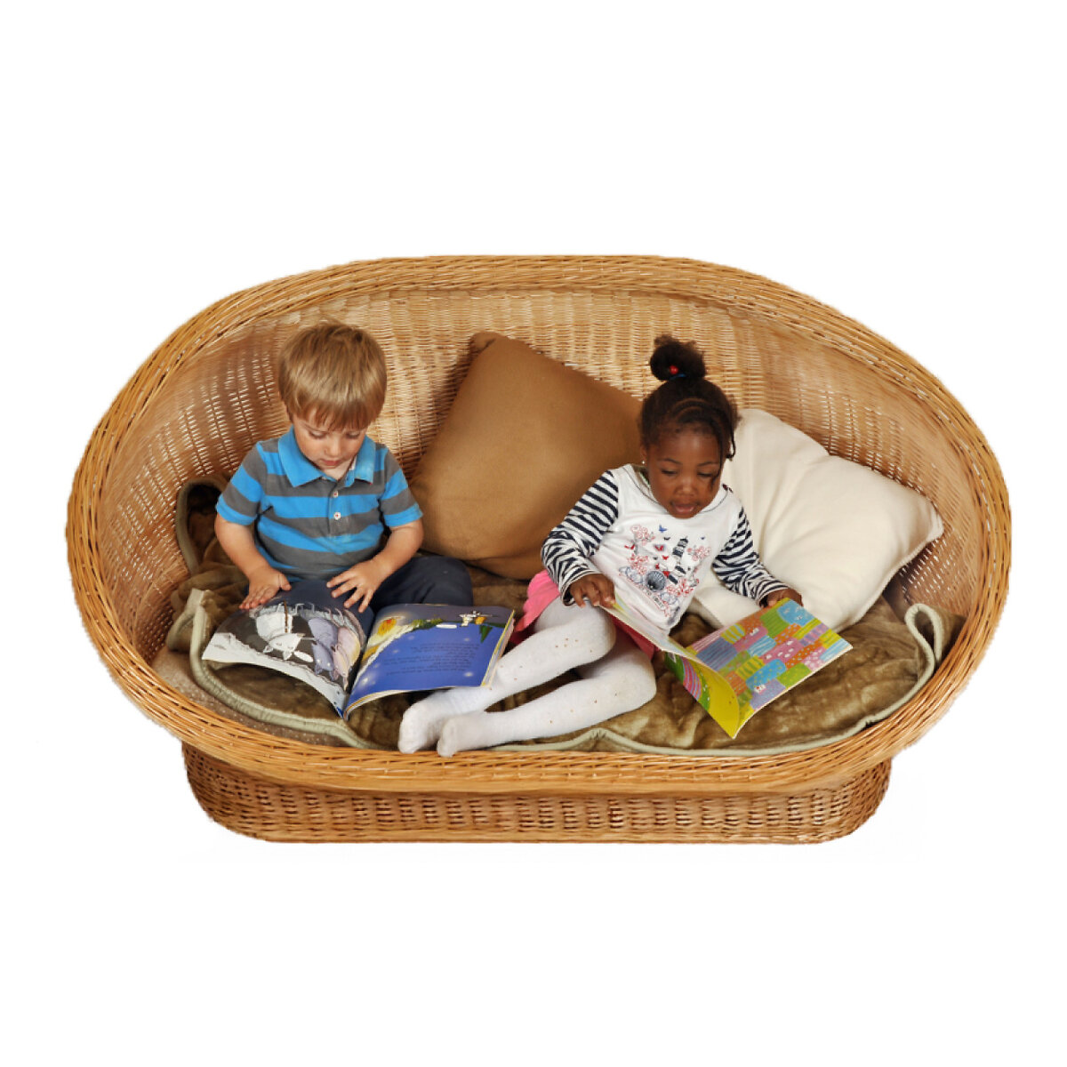 Wicker Reading Sofa